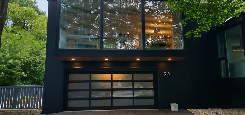 Trusted Garage Door: full-view garage door installed in Chicago Illinois